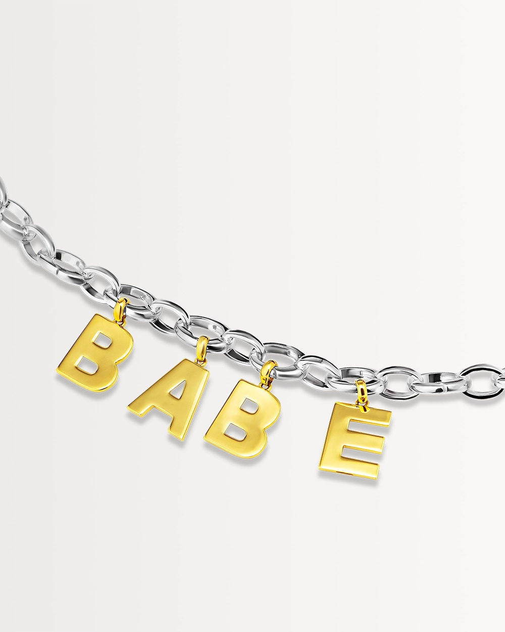 LETTER E INITIAL, SOLID 9CT GOLD