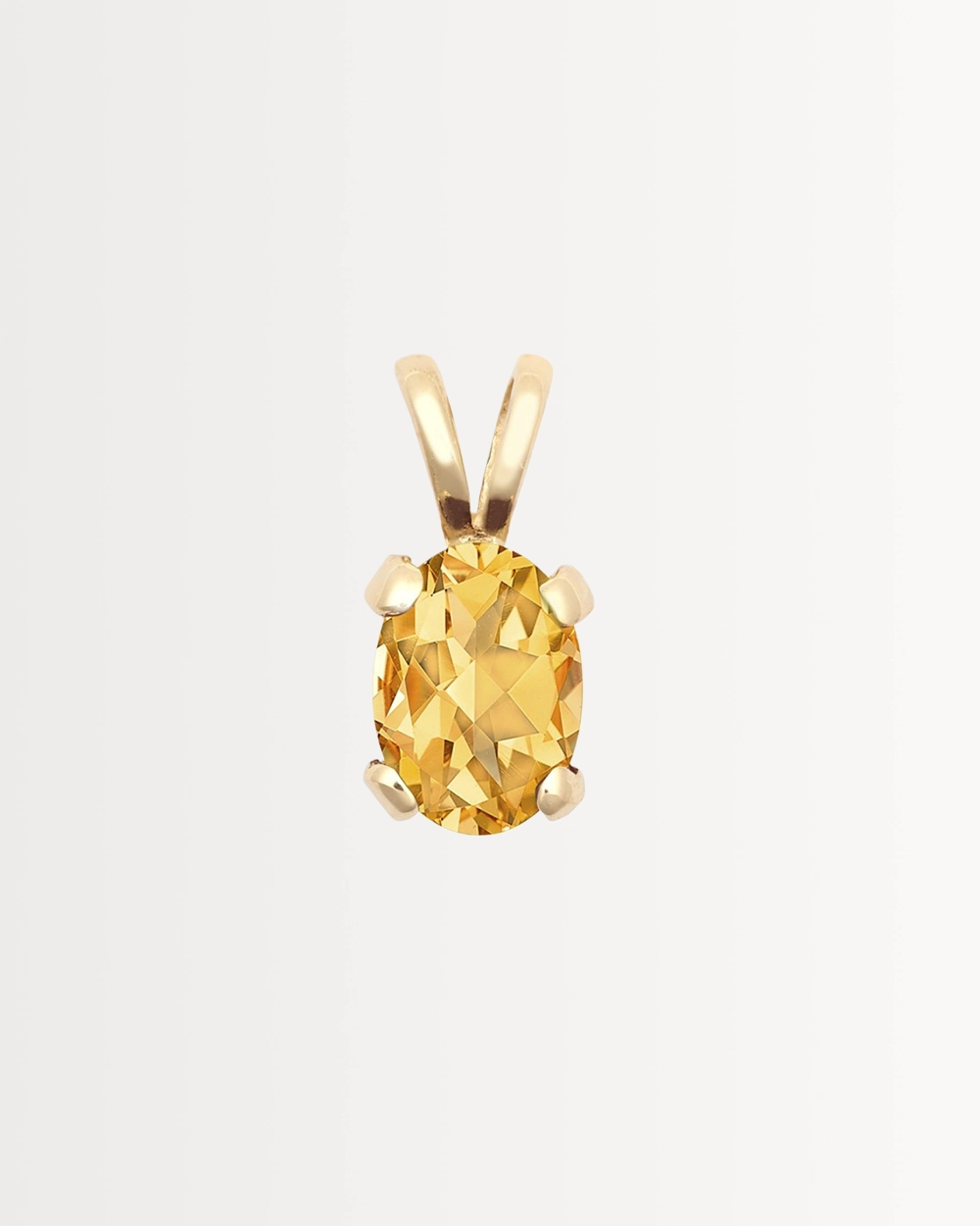 THE CITRINE GEMSTONE DROP, 9CT GOLD