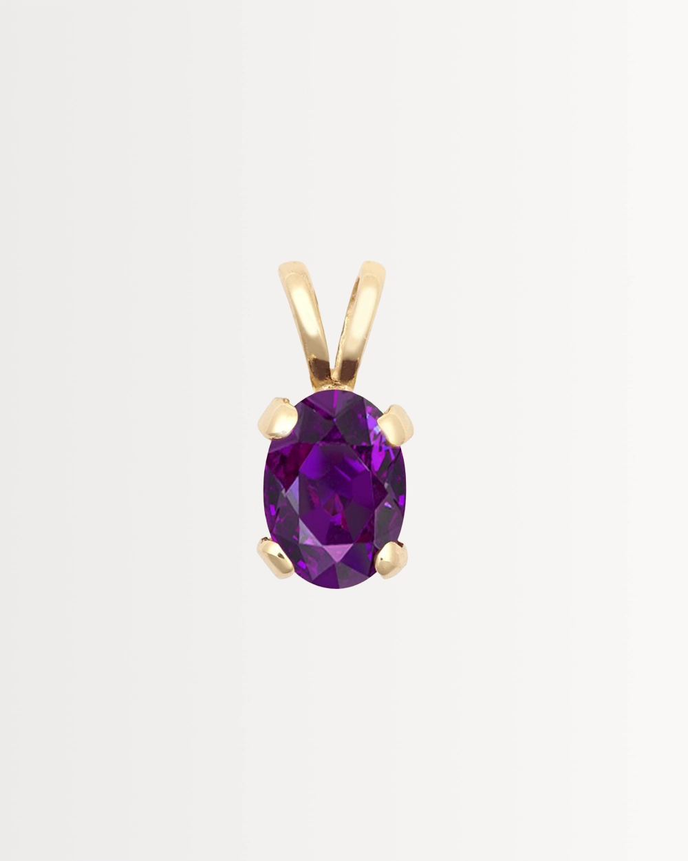 THE AMETHYST GEMSTONE DROP, 9CT GOLD