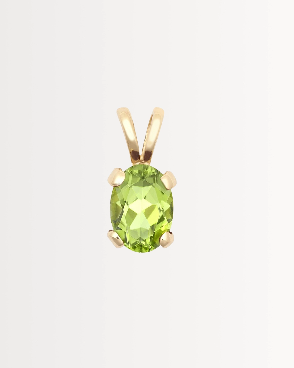 THE PERIDOT GEMSTONE DROP, 9CT GOLD