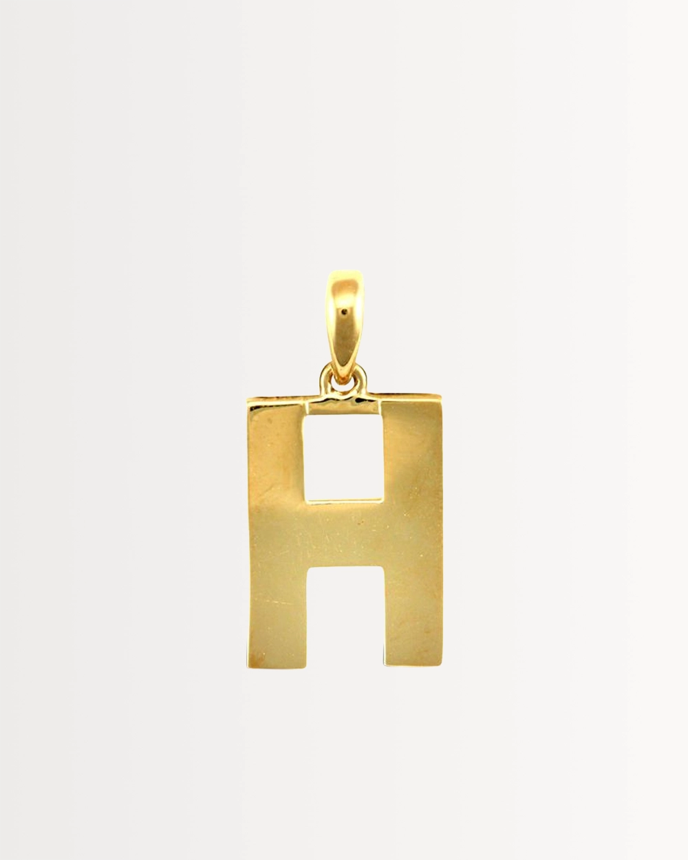 INITIAL H — SOLID 9CT GOLD