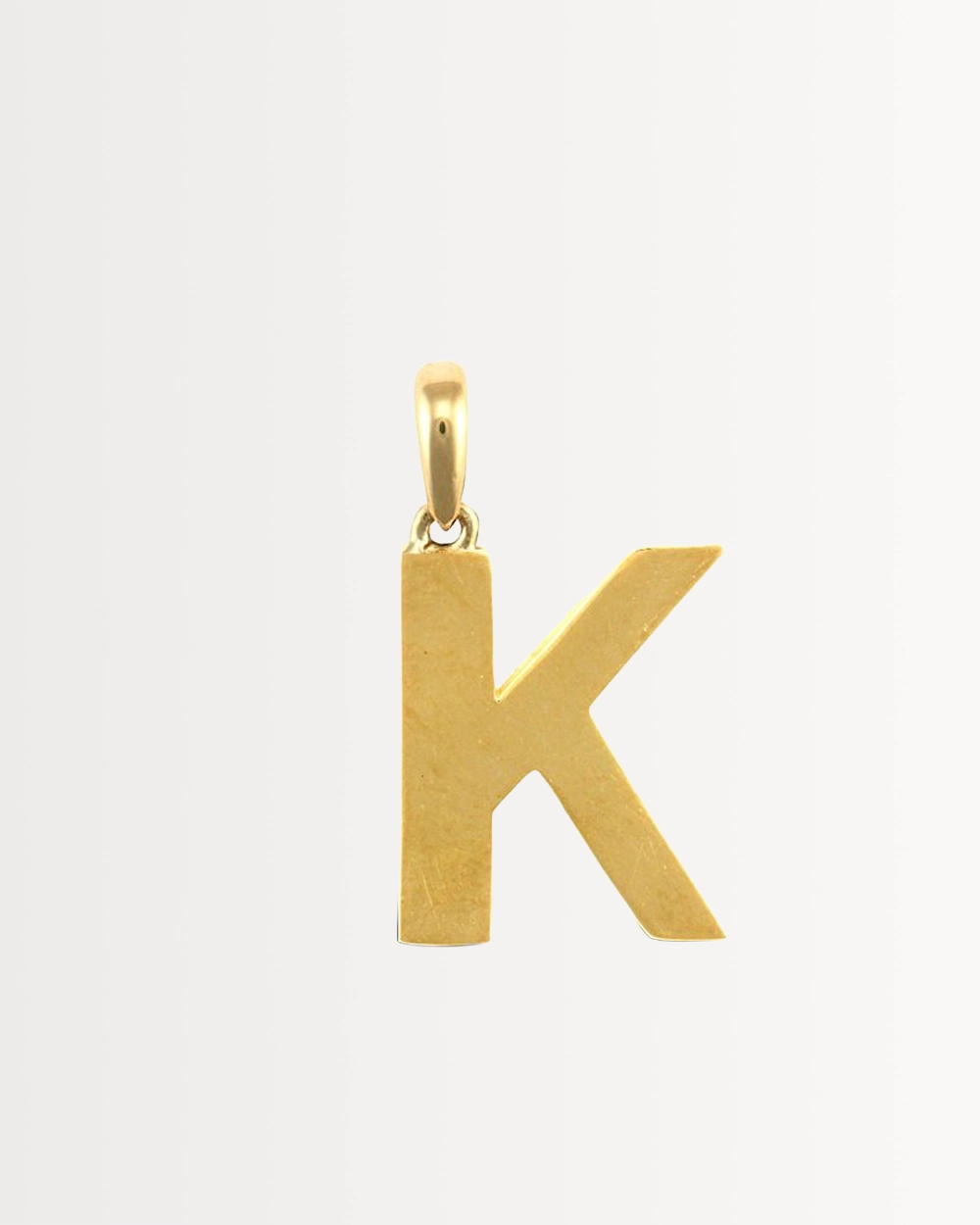 INITIAL K — SOLID 9CT GOLD