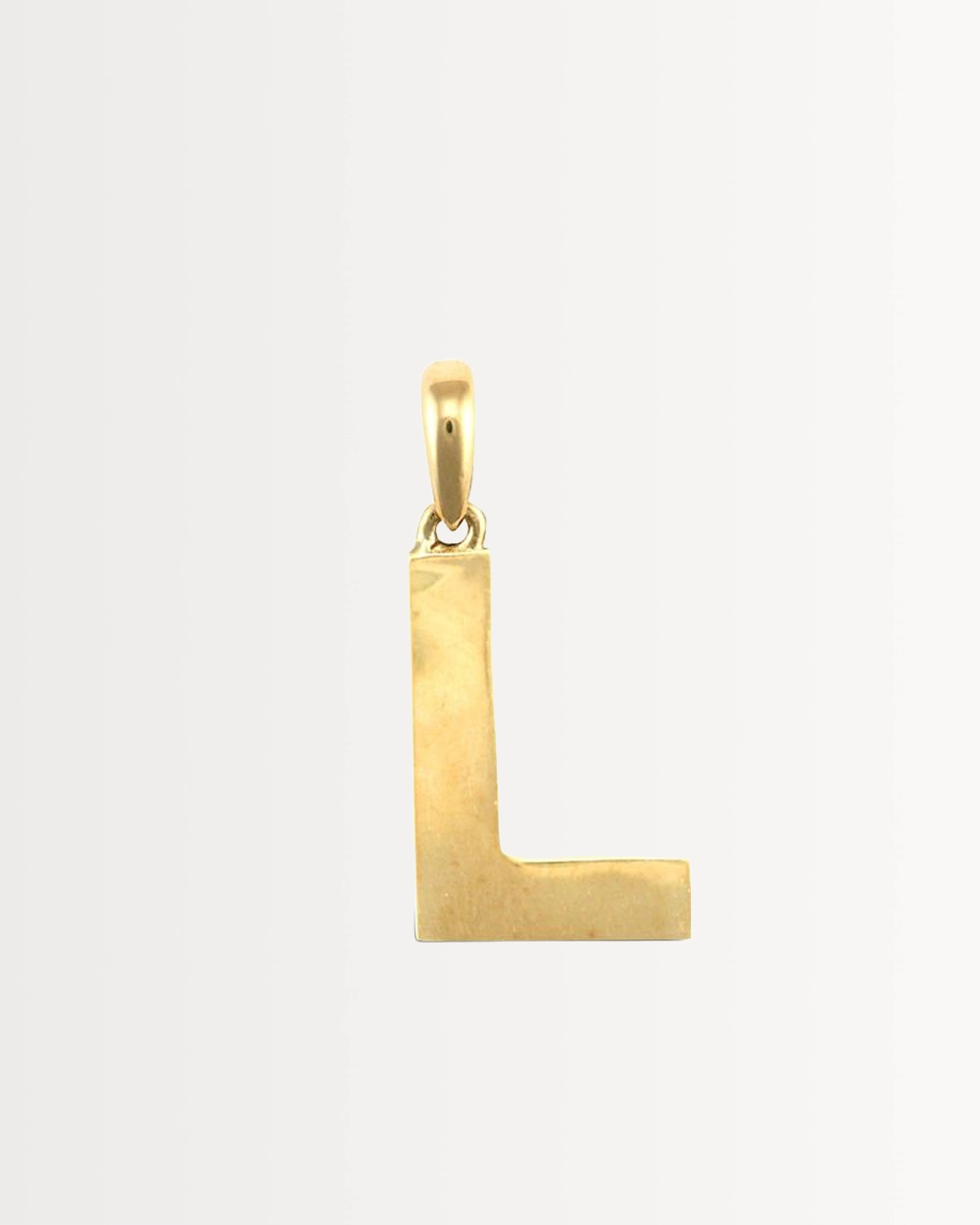 INITIAL L — SOLID 9CT GOLD