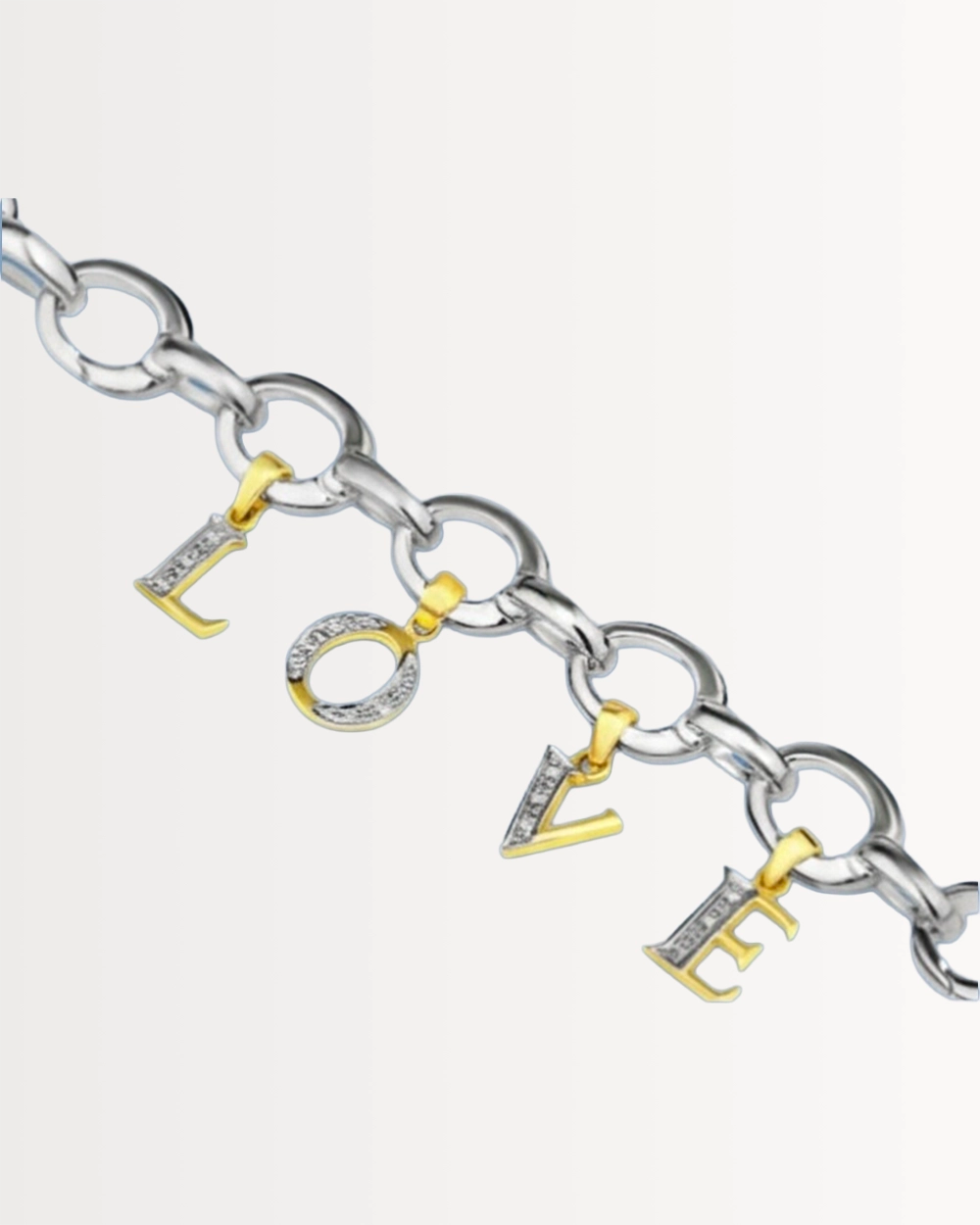 INITIAL B — SOLID 9CT GOLD & DIAMONDS