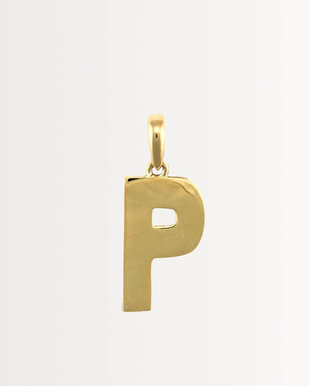 INITIAL P — SOLID 9CT GOLD