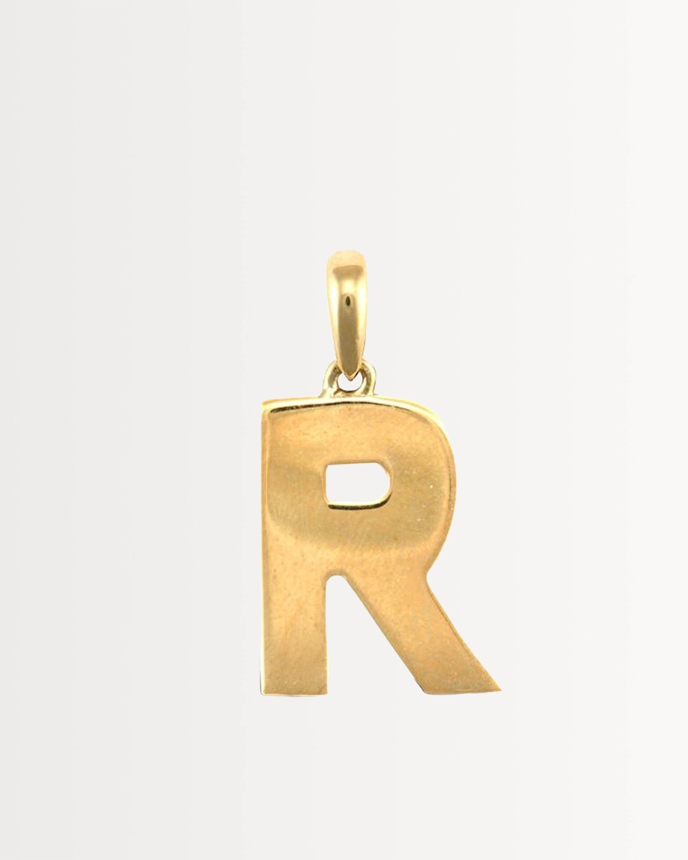 INITIAL R — SOLID 9CT GOLD
