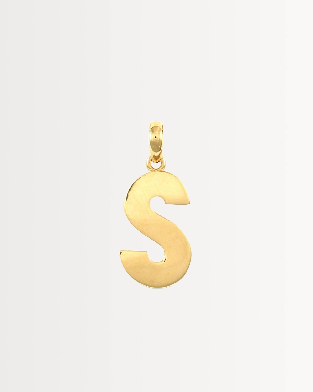 INITIAL S — SOLID 9CT GOLD