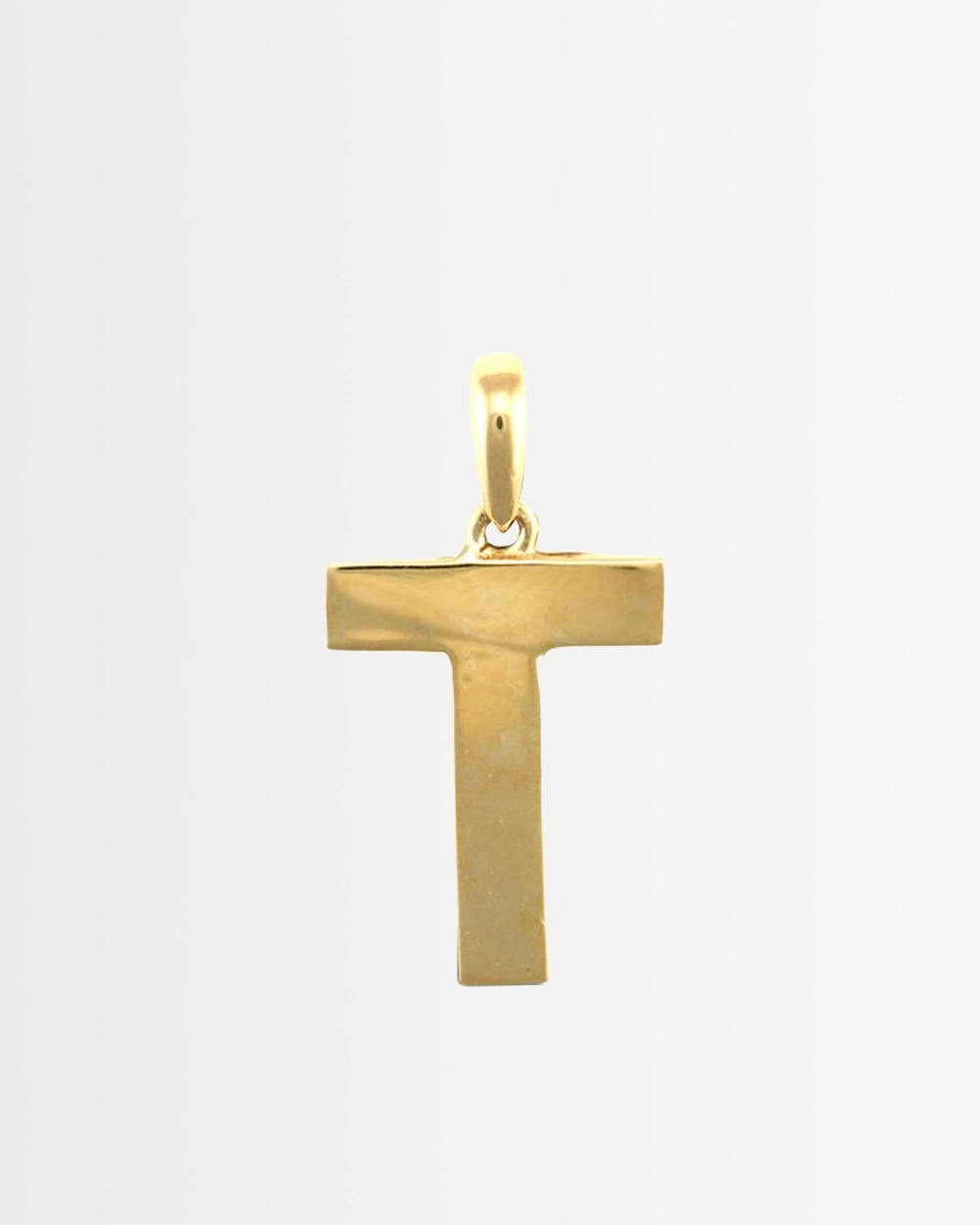 INITIAL T — SOLID 9CT GOLD