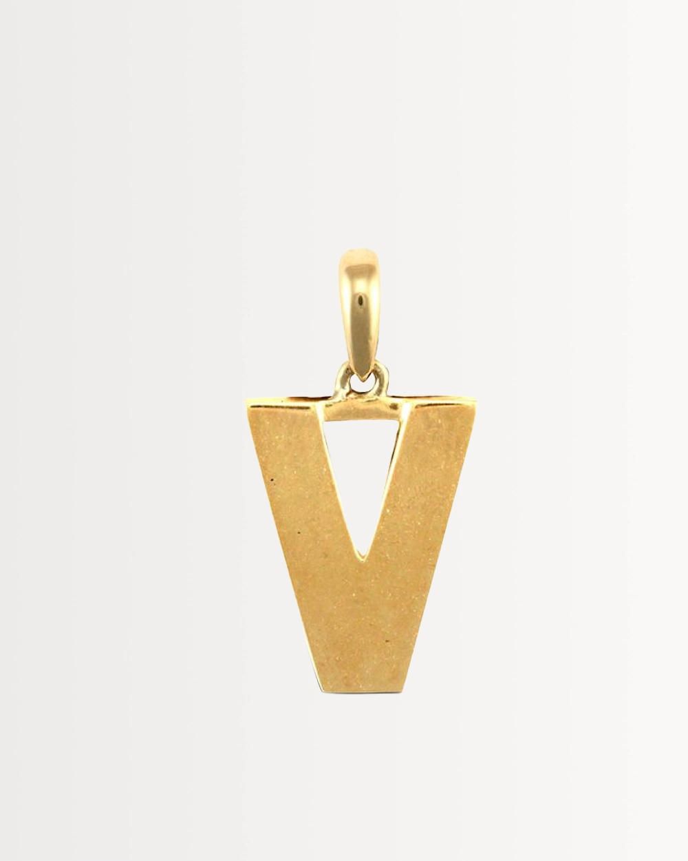 INITIAL V — SOLID 9CT GOLD
