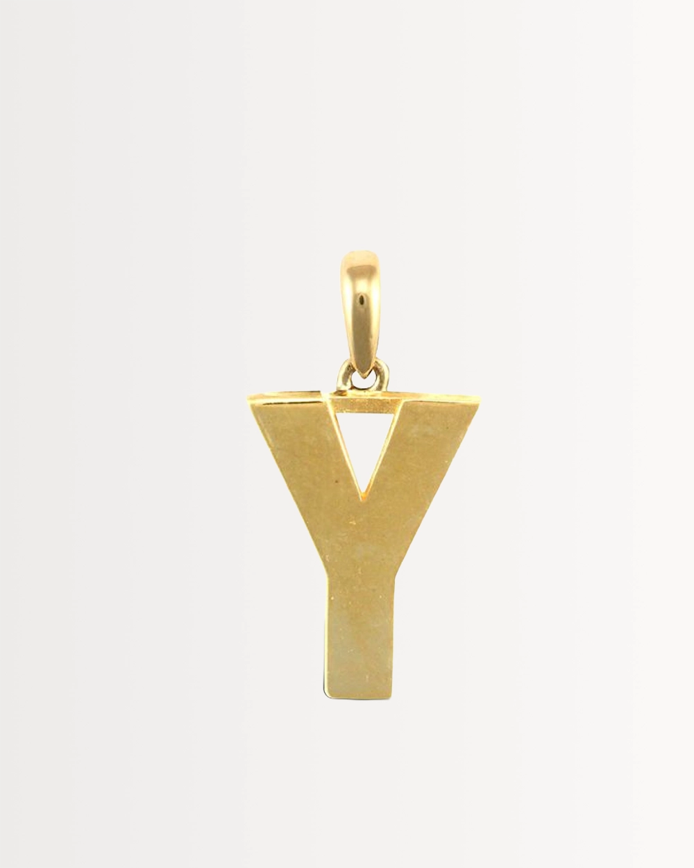 INITIAL Y — SOLID 9CT GOLD