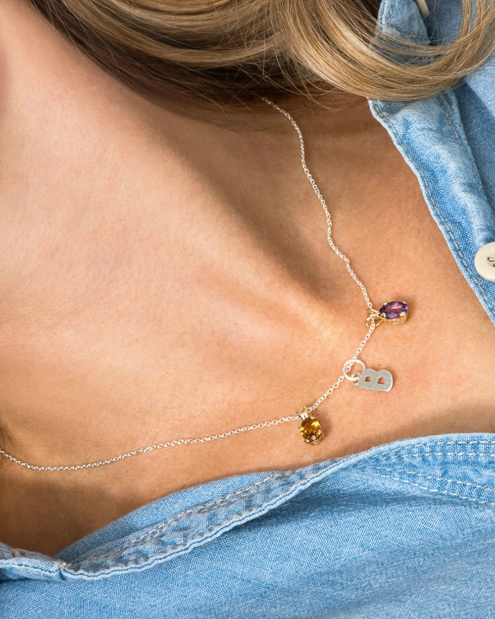 THE CITRINE GEMSTONE DROP, 9CT GOLD