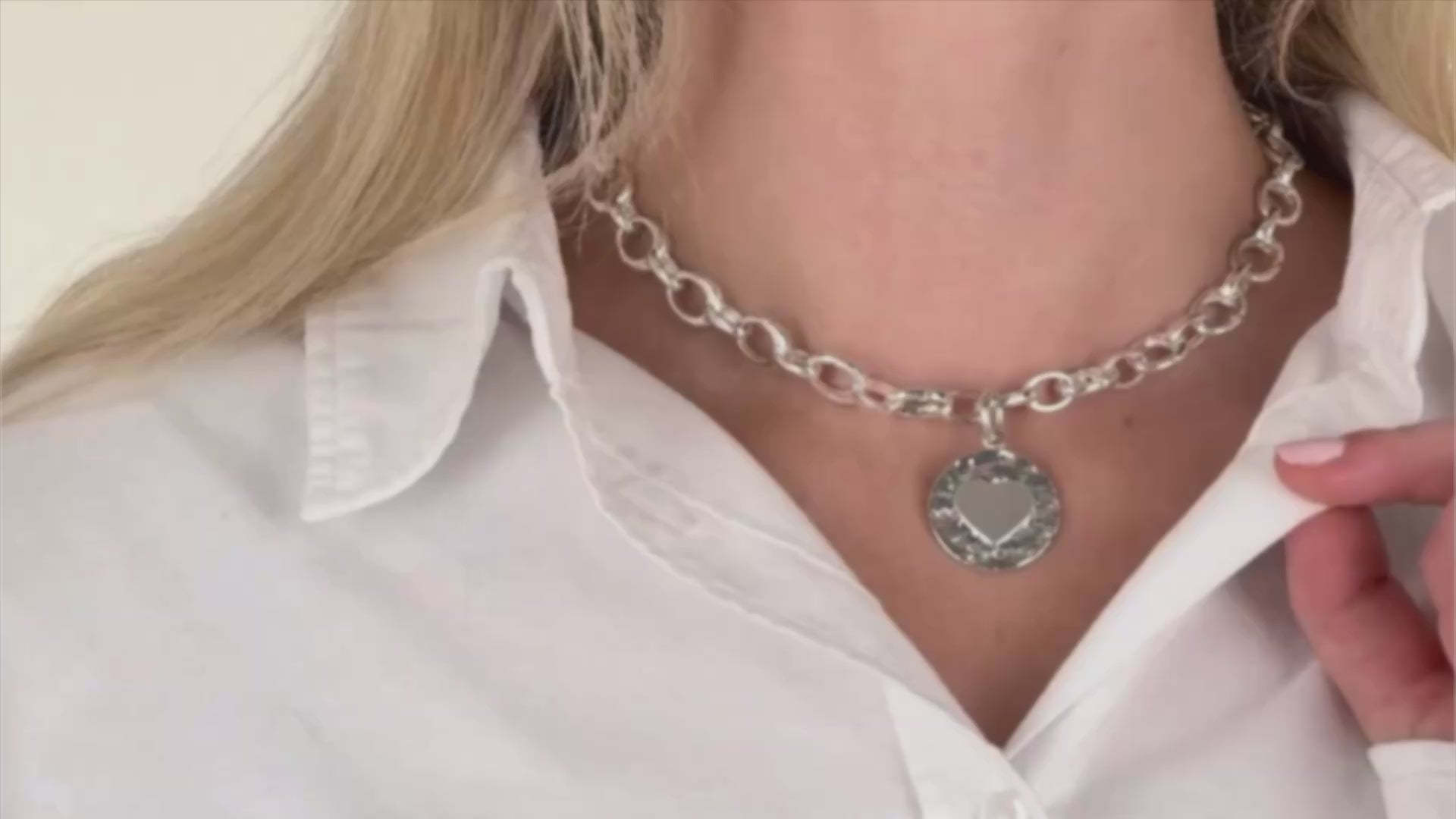 LOVELINK NECKLACE, STERLING SILVER