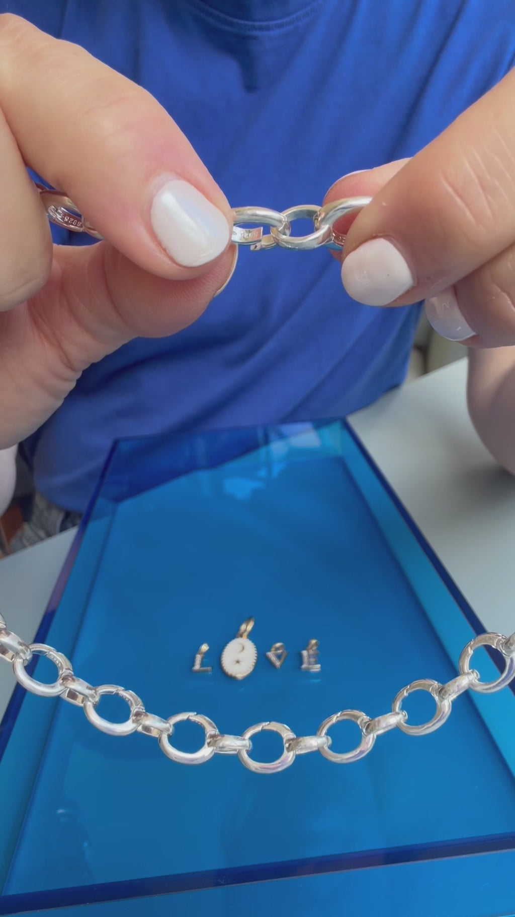 LOVELINK NECKLACE, STERLING SILVER