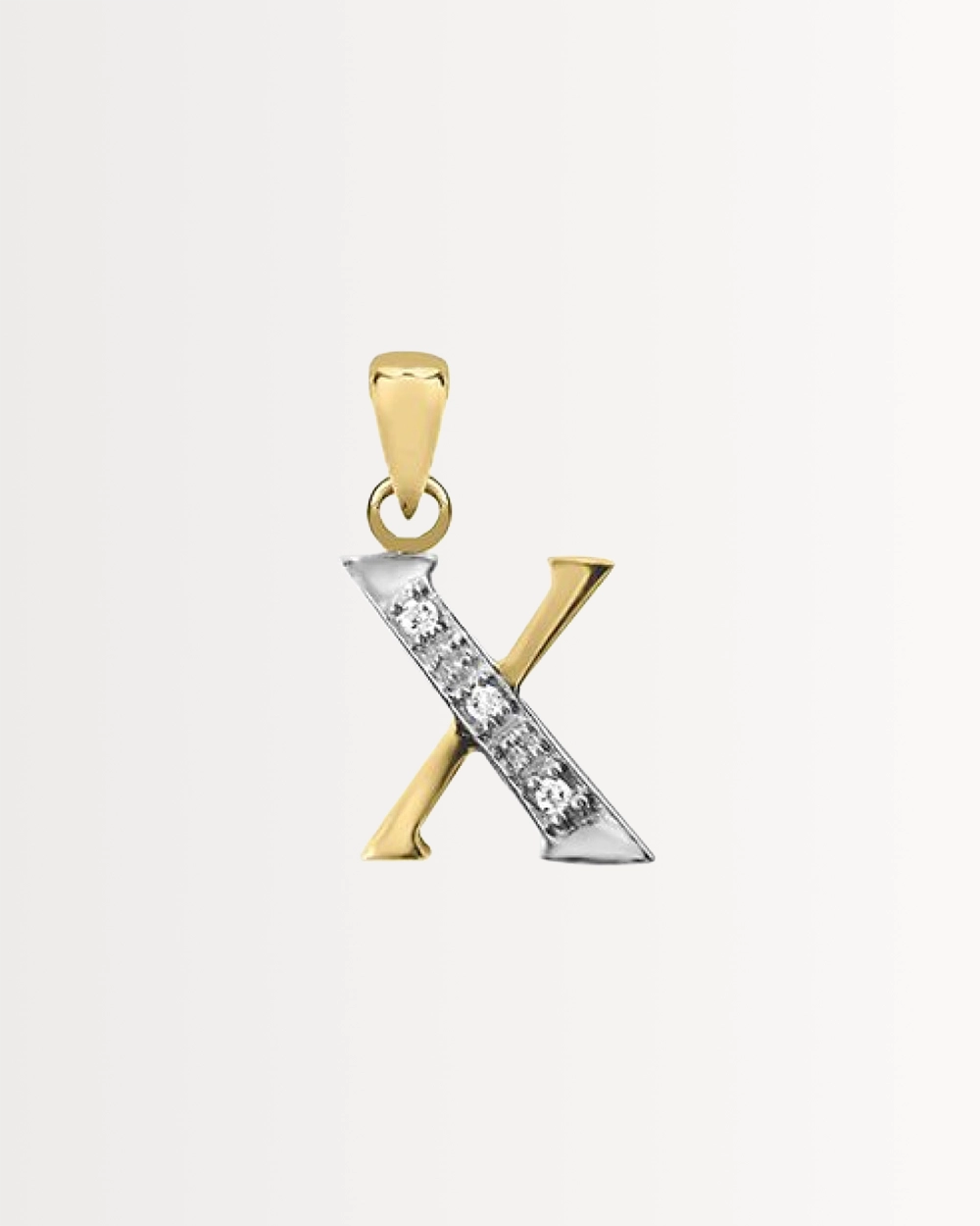 INITIAL LETTERS — SOLID 9CT GOLD & DIAMONDS